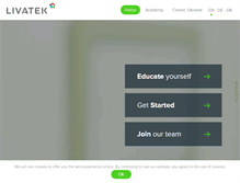 Tablet Screenshot of livatek.com